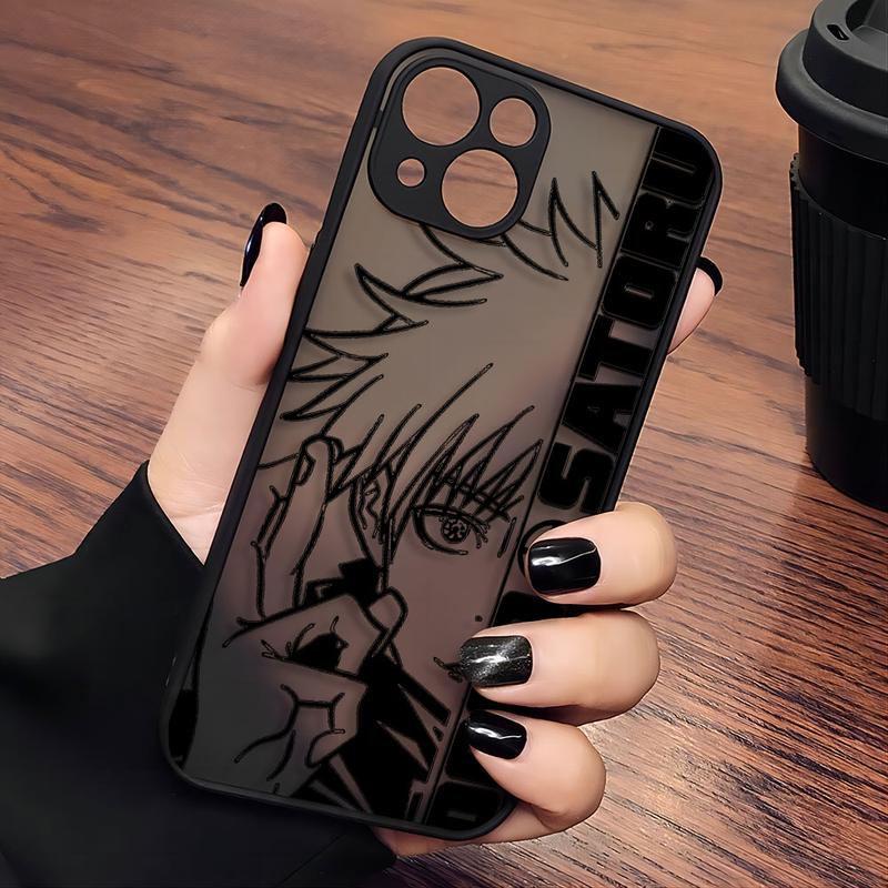 Blcak Hot Jujutsu Kaisen Anime Phone Case For iPhone 16 15 14 13 12 11 Pro Max XR XSMax 7 8 Plus Matte Transparent Back Cover Blcak Hot Jujutsu Kaisen Anime Phone Case For iPhone 16 15 14 13 12 11 Pro Max XR XSMax 7 8 Plus Matte Transparent Back Cover