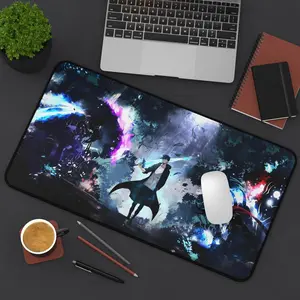 [ SALE UP 45% ] Solo Leveling Desk Mat Anime Gaming Decor Dark Fantasy Sung Jin Woo Desk Pad