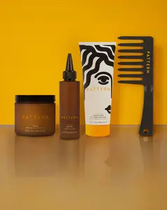 PATTERN Beauty Ultimate Hydration Bundle | Treatment Mask, Scalp Serum, Intensive Conditioner, & Wide Tooth Comb