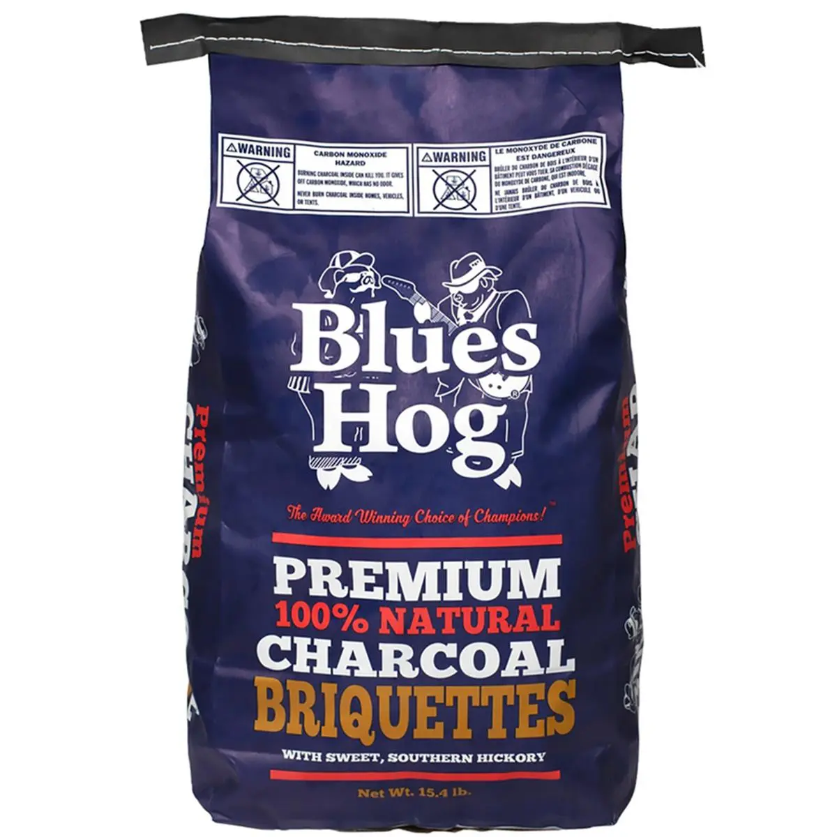 Blues Hog 8065457 All Natural Hardwood Charcoal Briquettes, 15.4 lbs for Barbecue Use (Garden & Home Improvement Grilling Supplies)