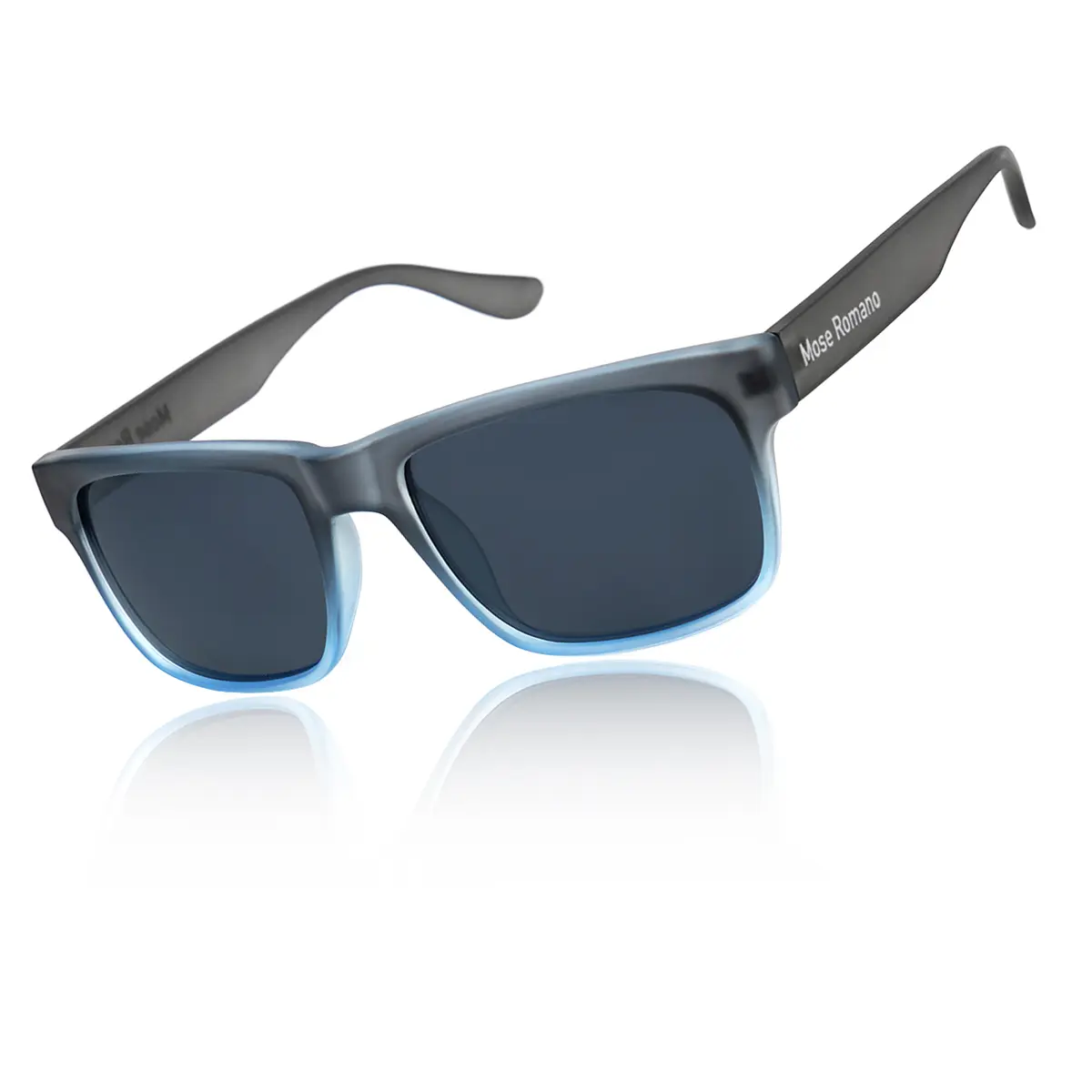 Gray-blue Gradient Frame Dark Gray Lenses