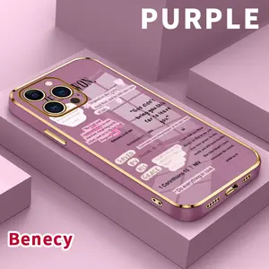 Electroplated TPU Phone Case for iPhone 15 Pro Max 16 14 Plus 13 12 11 X XS Max XR Jesus' Grace Words Pattern Classic Straight Design Scratch Resistant Softcase