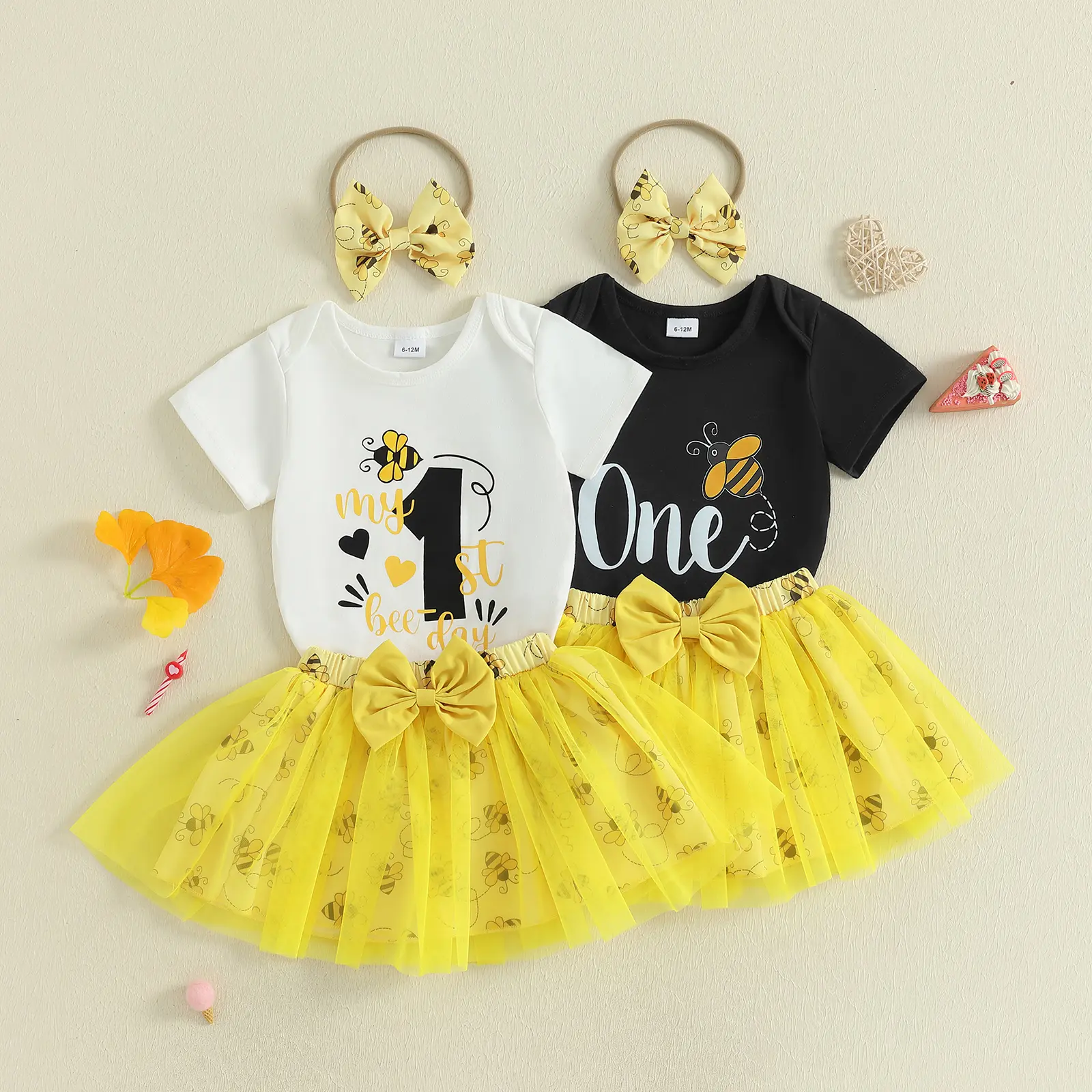 yellow 1st birthday dress Barbara Yellow Party Dress 6 Y main image 0