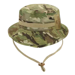 212 MAIN Multicam Ripstop Dog & Cat Hiking Hat - Adjustable, Chinstrap, Flattop, Floppy Brim, Metal Mesh Vents, Drawstring, Large Outdoor Work Hat (R73-PL-MTC-03), Hikinghat