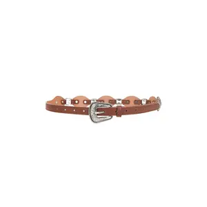 8 Other Reasons Single Buckle Belt in Dark Cognac