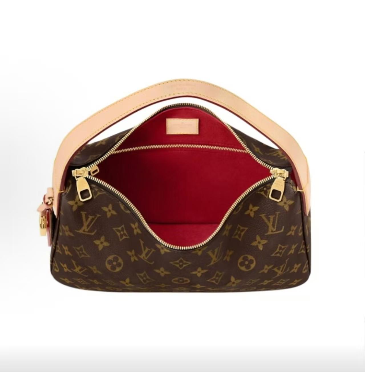 Pre-owned Louis Vuitton Slouchy PM Bag Monogram Canvas