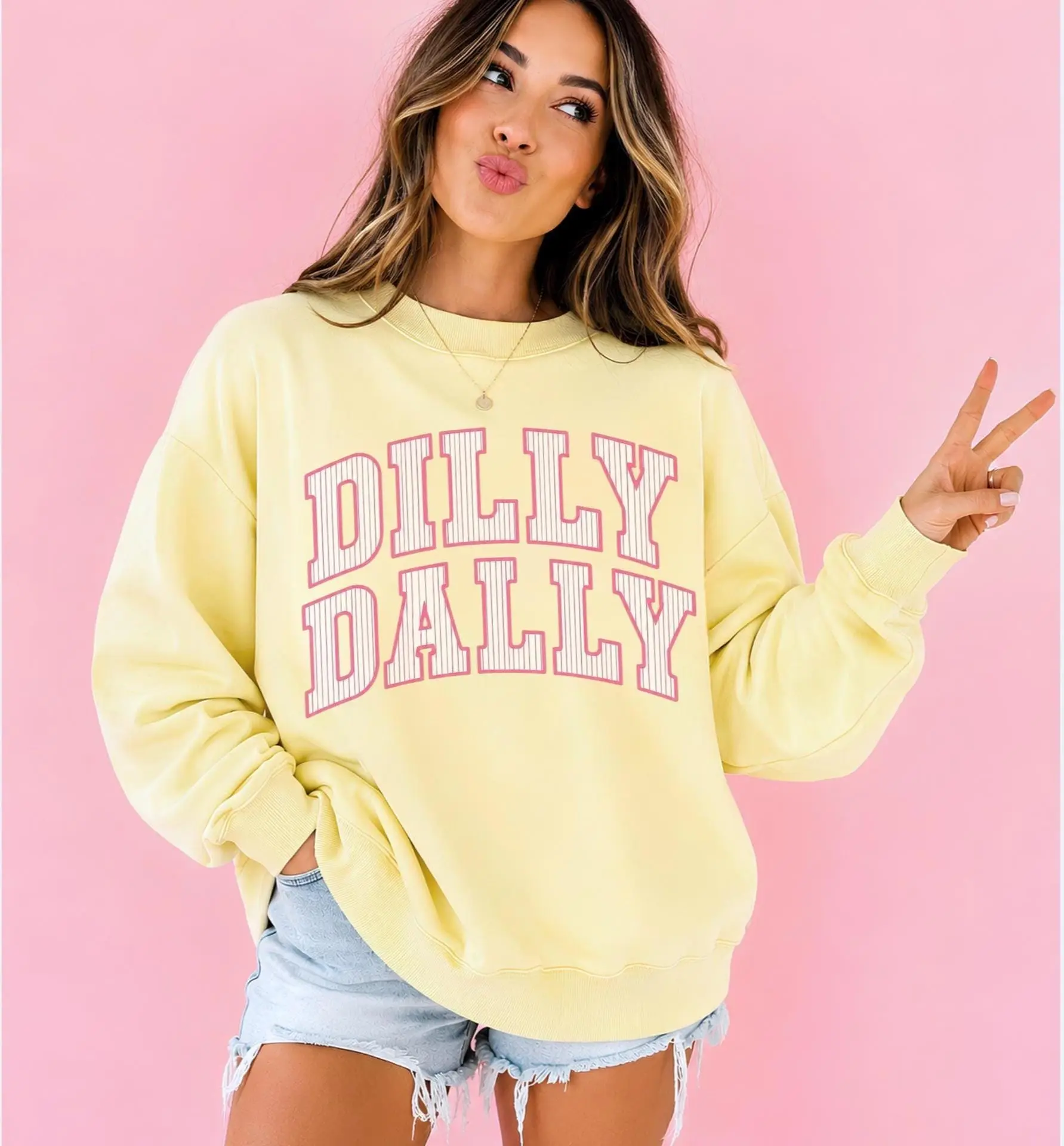 Dilly Dally Sweatshirt Dilly Funny Dilly Dally Busy Dilly Dallying Gift Procrastinator Shirt Black Ivy Collection