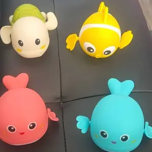 2 Pack Swimming Baby Bath Toys, Water Pool Floating Wind Up Toys