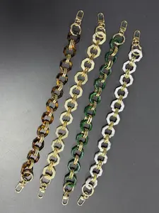 Acrylic Resin Bag Chain, Detachable Replacement Bag Chain, Chain Strap, Fashionable Bag Accessories for Women & Men