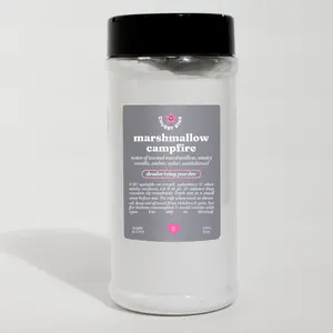 Marshmallow Campfire Carpet Freshener Upholstery Deodorizing Powder - 16 Oz Fall Scented Home Deodorizer and Freshener Fragrance Household Cleaner - Toasted Marshmallow, Vanilla, Cedar, Sandalwood