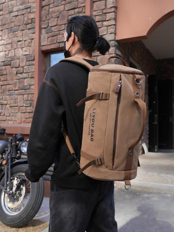 Unisex Casual Large Capacity Sports Travel Backpack, Trendy Retro Backpack, Fashionable Backpack for Daily Use & Outdoor Adventure, Durable Outdoor Rucksack Unisex Casual Large Capacity Sports Travel Backpack, Trendy Retro Backpack, Fashionable Backpack for Daily Use & Outdoor Adventure, Durable Outdoor Rucksack