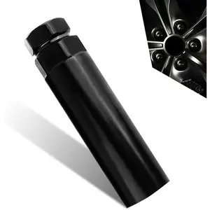 6 Spline Large Lug Nut Socket, Fuel Rim Lug Nut Lock Removal Tool, Wheel Lock Key Replacement for Aftermarket 6 Spline Lug Nuts, Fits 21 mm (13/16 Inch) & 22 mm (7/8 Inch) Hex Socket Wrench