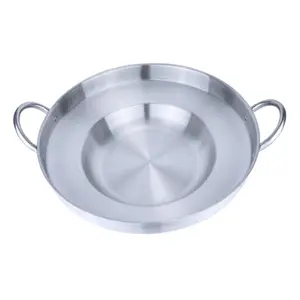 ARC 575, 23" Heavy Duty Stainless Steel Concave Discada Disc Cooker Cazo Griddle Fryer Cookware, Great Comal Camping worry-free, cooking at will para Tacos Tortillas Maker, Griddle Cooking Camping