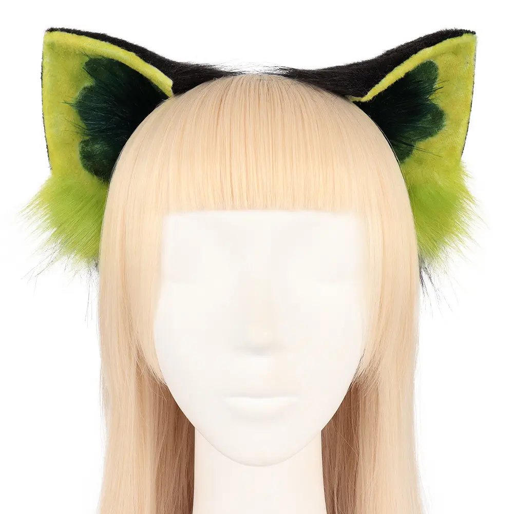 Collaboration Agent Xiaohei Cos Cat Ear Headband Plush Convention Animal Ears Headband Accessory