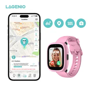 LAGENIO K3 Kids Smart Watch with GPS and Phone, 1.7 Inch HD 4G Smartwatch with Video Calls, WiFi, SOS, Music, Alarm Clock, School Mode, IP68 Waterproof – Smart Watch for Kids digital