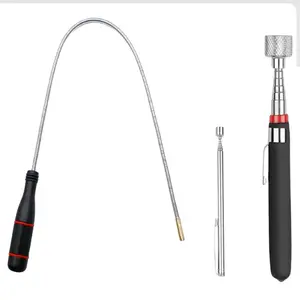 3 Pack Magnetic Pickup Tool Set, Telescoping Magnet Pickup Tool with Flexible Bendable Retriever Stick, Extendable Magnetic Grabber Tool for Screws, Bolts, Nuts & Automotive Repair