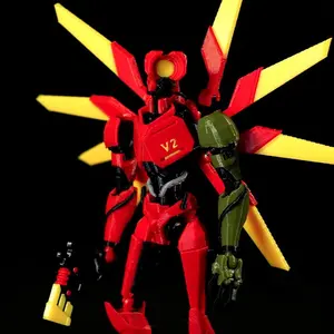 3D Printed Figures Dummy 13 Ultrakill V2 V1 Series Toys Action Multi-Jointed Movable Mannequin Shapeshift Robot Children Gifts