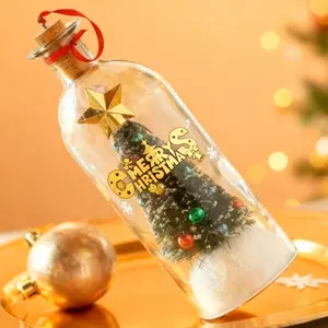 Forever Voice Recordable Christmas Tree Bottle – Personalized Message Ornament That Saves Voices Forever – Heartfelt Christmas Gift for Mom, Kids, Friends & Loved Ones--Valentine's Day gift