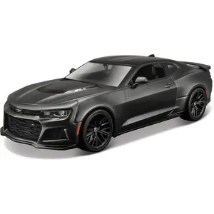 1:24 Scale Assembly Line 2017 Chevrolet Camaro ZL1 DieCast Vehicle, Black
