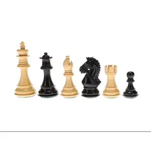 WE Games Luxury Staunton Bridle Knight Chess Pieces,  4 inch king