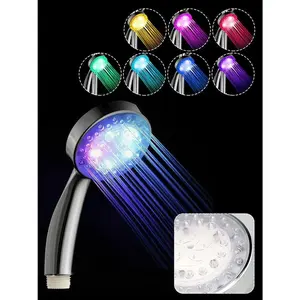Handheld 7 Color Changing LED Light Water Bath Home Bathroom Shower Head Glow Does not apply