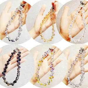 Fashionable Phone Chain, Multi-purpose Phone Wrist Lanyard, Phone Case Lanyard, Keychain Wristband, Phone Accessories for Women & Girls, Charms, Phone Sling