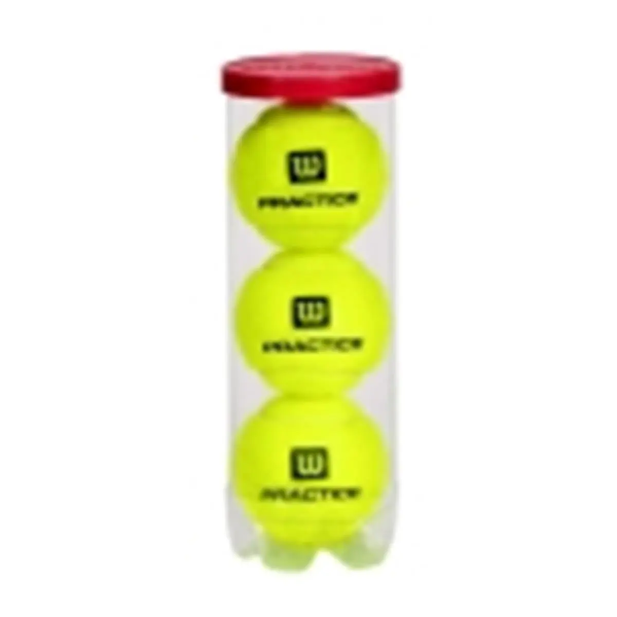 Wilson All-Court Practice Tennis Balls - Environmentally Friendly Recycled Material, Excellent Performance, Practice Label (Case of 72)