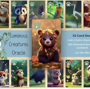 Luminous Creatures Oracle | Indie Published Spirit Animal Deck