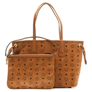 MCM Liz Visetos Coated Canvas Tote Bag with New Lining for Women