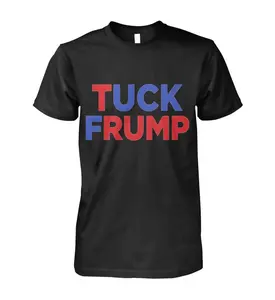 Tuck Frump T-Shirt, Scrambled Word Political Parody Tee, 100% Cotton Graphic