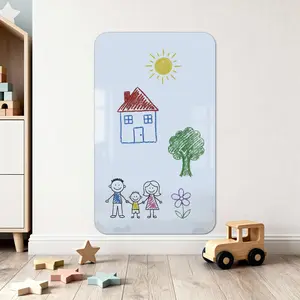 Magnetic Whiteboard Film Self-Adhesive Erasable Writable Room Wall Film Learning Playing Creativity Whiteboard