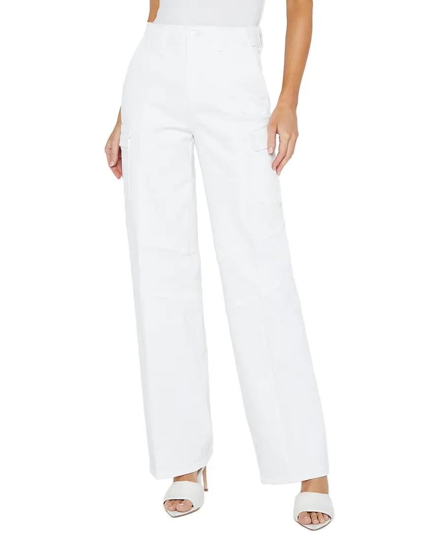 L’AGENCE Brooklyn High-Rise Utility Wide Leg Blanc Jean