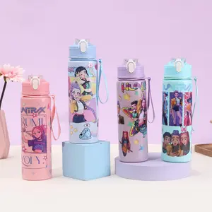 K-Pop Demon Hunter Water Bottle, Leak-Proof & Portable Design, Ideal Gift for Sports & Running, Perfect for Birthday & Christmas Celebrations