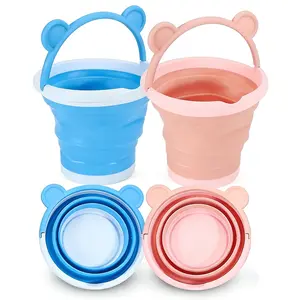 Foldable Sand Bucket Toy, Fun Beach Bucket, Creative Sand Tool, Perfect for Beach Play and Travel, Great Summer Gift, Birthday Present