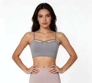 Criss Cross Organic Bra - Eco-Friendly Activewear | Intouch Clothing