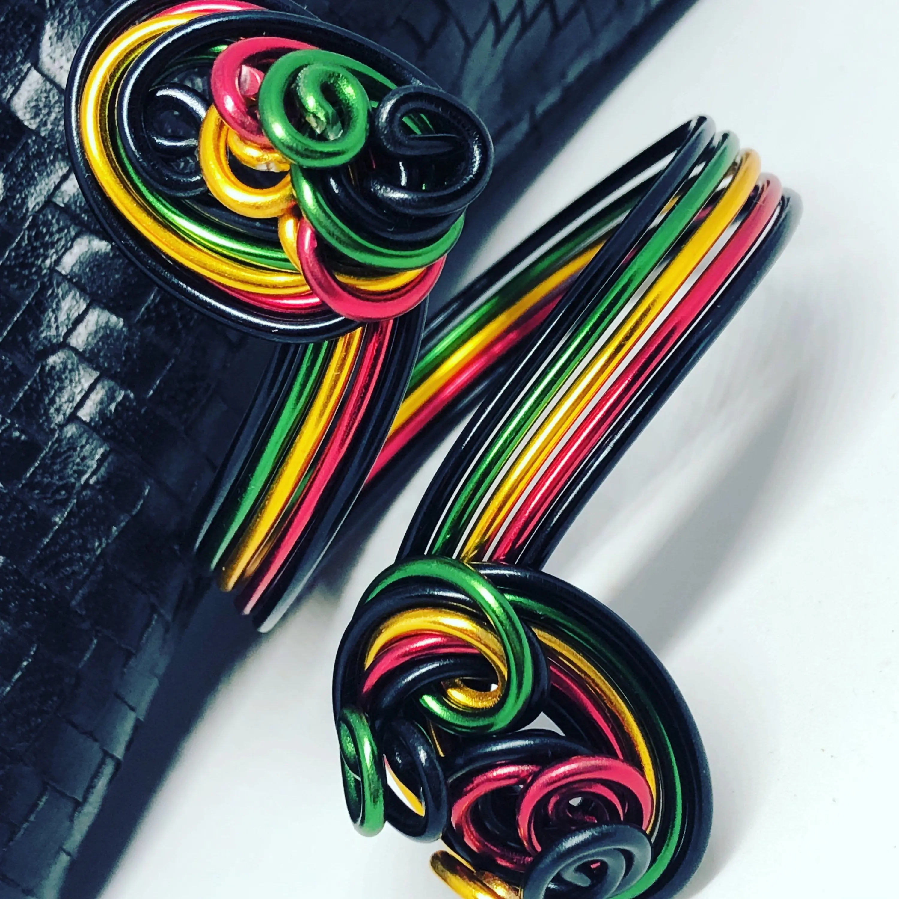 Wakanda Inspired Cuff Bracelet from Black Panther, Afrocentric Jewelry