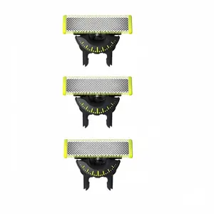 360 Replacement Blades Compatible with Oneblade QP210/50 2523 2630 2527 QP6523, Durable Precision Trimmer Replacement Parts, Razor Blades Razors, 360-Degree Razors