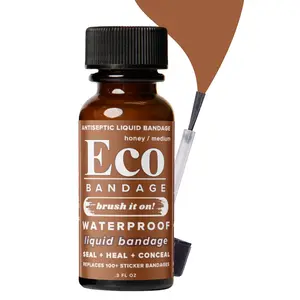 Colored Liquid Bandage for Medium Skin Tones | Honey (.3 oz) Waterproof