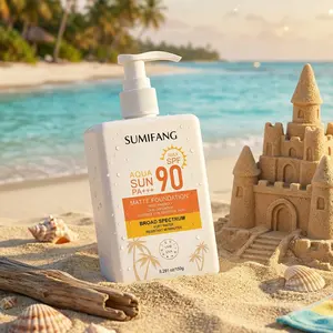 SUMIFANG SPF90 Matte Sunblock Sunscreen Cream 150g | Zinc Oxide + Titanium Dioxide Physical Sunscreen, SPF90 PA+++ High Protection | Waterproof and Sweat Resistant, Refreshing and Non-Greasy
