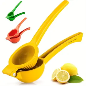 Simple Craft Lemon Squeezer - Premium Single Bowl Citrus Juicer - Handheld Manual Lemon Juicer Saves Time & Effort