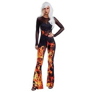 Flame Jumpsuit Costume Set