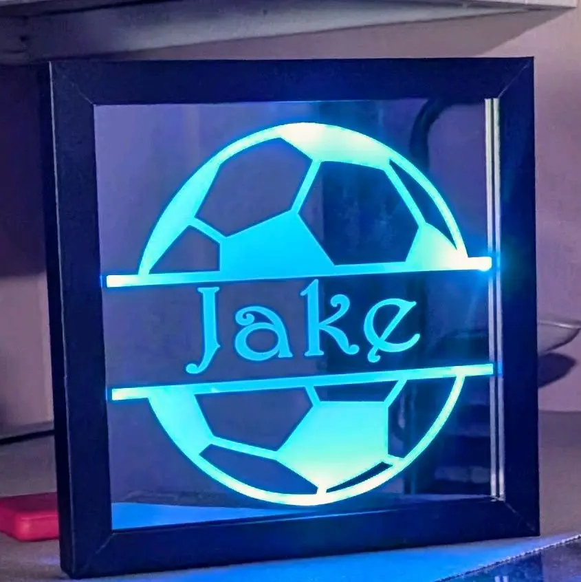 8"x 8" Custom Shadowbox mirror