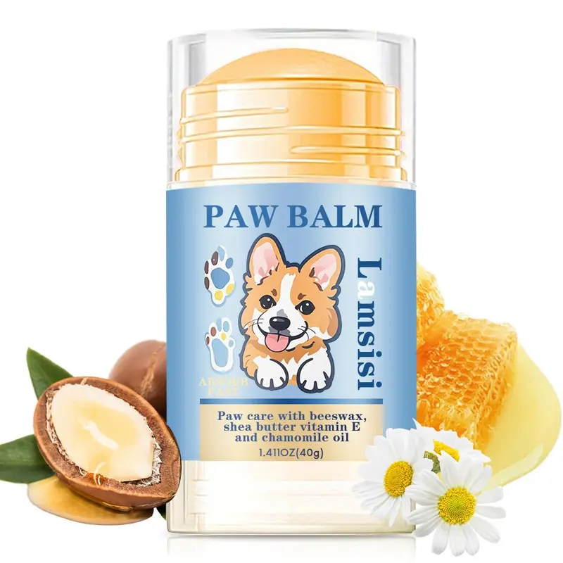 Pet Paw Balm, Moisturizing Pet Paw Care Cream, Pet Paw Protector, Dog & Cat Grooming Supplies, Dog & Cat Accessories Tools