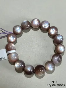 ZCJcrystal Pink Lepidolite Crystal Bracelet