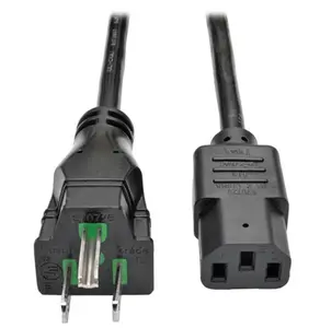 Tripp Lite TRL-P006-006HG10 6 ft. Hospital-Grade Computer Power Cord 10A 18 AWG NEMA 5-15P to IEC-320-C13