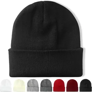Beanie for Men Women Winter Hats for Mens Beanie Cuffed Knit Beanies Skull Cap