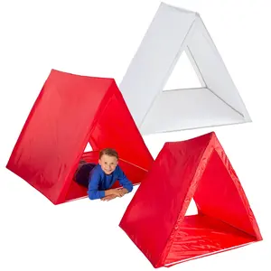 Bulk Set of Red & White Sleepover Tents Kit - 3 Pc.