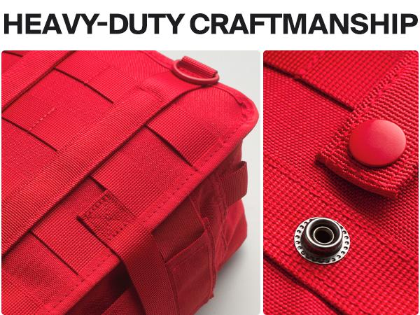 SURVIVEX Large Comprehensive First Aid Kit Ideal for  Car, Travel & Home - Emergency Kit for Hiking, Camping, Backpacking and Outdoors