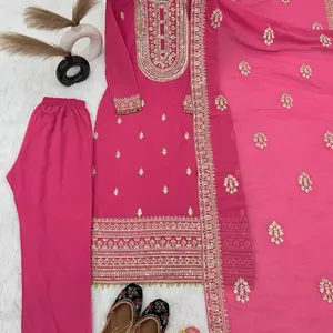 3 pcs kurti sets ( message for availability in size and colors before purchase )