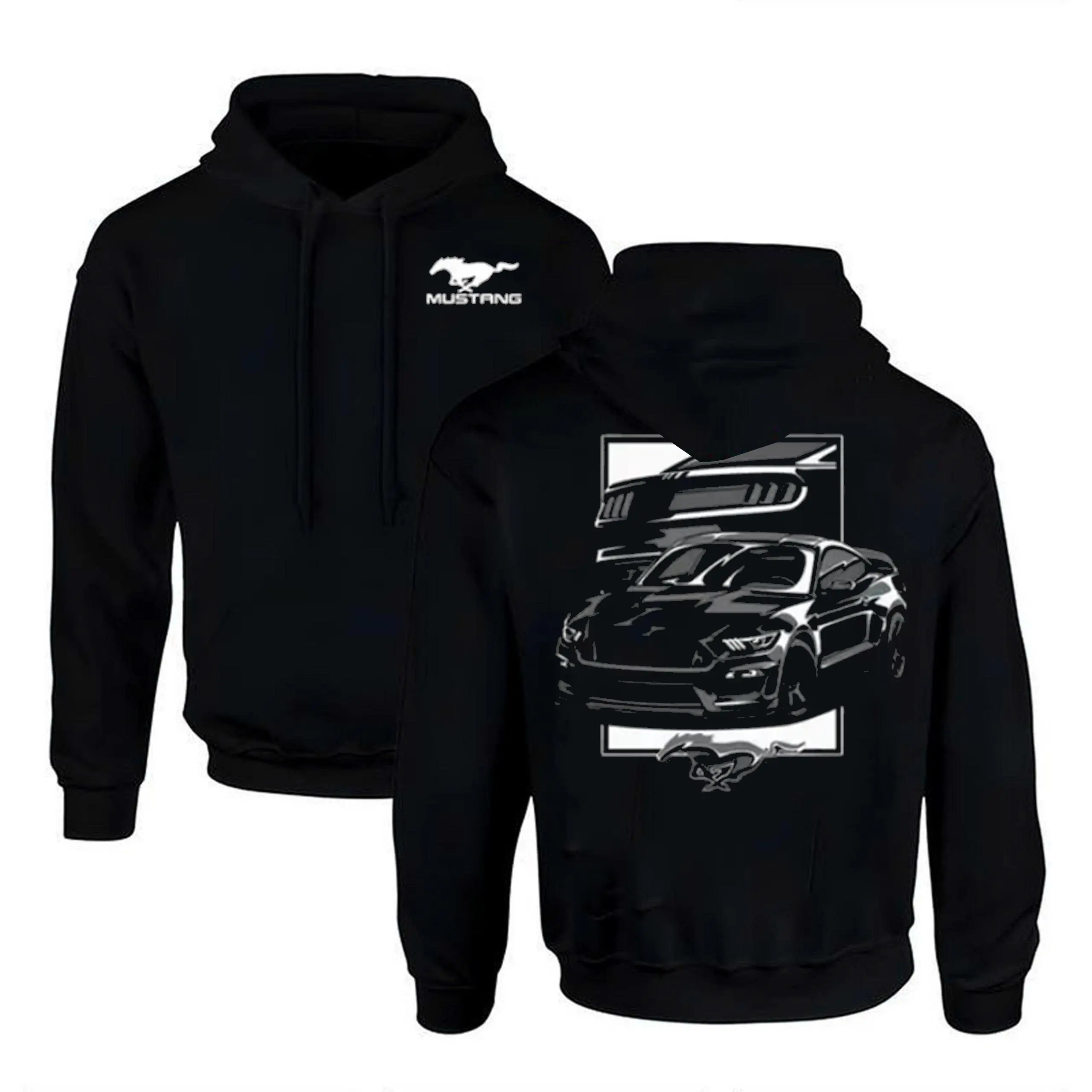 S550 Ford Mustang GT T-Shirt/Hoodie – Muscle Car Graphic Tee, Full-Size Sports Car Apparel, Racing Fan Clothing, Perfect Gift for Car Lovers, Gift For Men, For Dad, Top Menswear